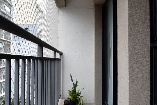 Varanda de apartamento à venda com 1 quarto, 30m² em Sumaré, São Paulo