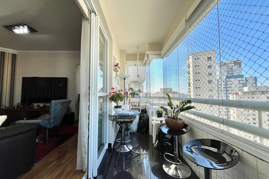 Varanda da Sala de apartamento à venda com 4 quartos, 130m² em Vila da Saúde, São Paulo