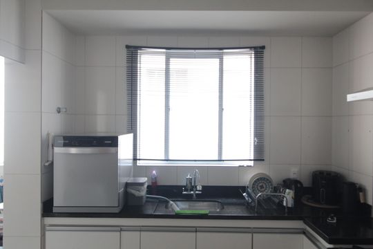 Cozinha de apartamento à venda com 3 quartos, 112m² em Castelo, Belo Horizonte
