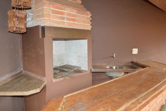 Churrasqueira de casa de condomínio para alugar com 5 quartos, 256m² em Ribeirânia, Ribeirão Preto