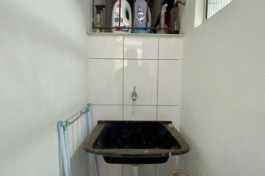 Área de Serviço de kitnet/studio para alugar com 1 quarto, 28m² em Cerqueira César, São Paulo