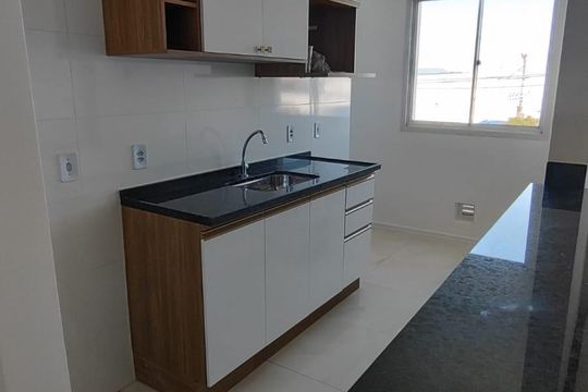 Cozinha de apartamento à venda com 2 quartos, 53m² em Parque Residencial Jundiaí, Jundiaí
