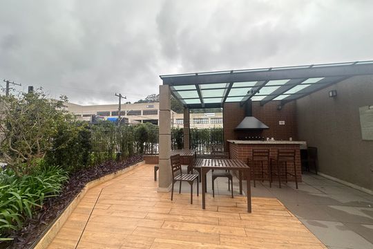 Área comum - Churrasqueira de apartamento para alugar com 3 quartos, 109m² em Centro Comercial Jubran, Barueri
