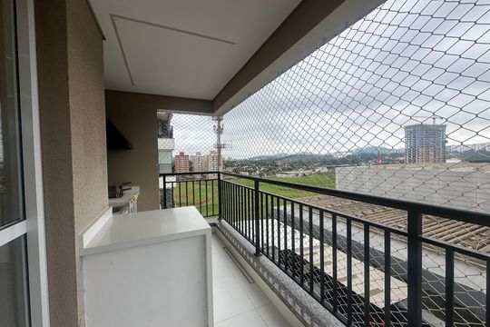 Varanda da Sala de apartamento para alugar com 3 quartos, 109m² em Centro Comercial Jubran, Barueri
