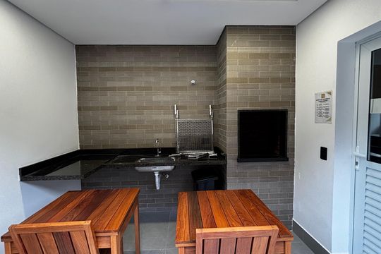 Churrasqueira de apartamento à venda com 2 quartos, 86m² em Vila Leopoldina, Santo André