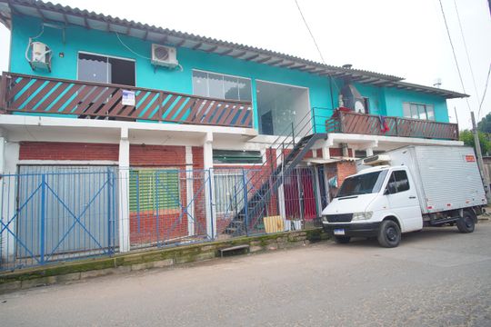 Fachada de casa para alugar com 3 quartos, 120m² em Sete, Sapucaia do Sul