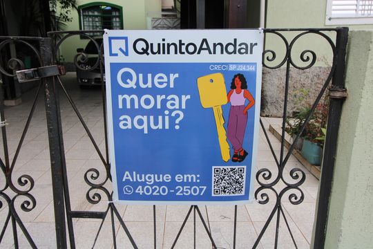 placa de casa para alugar com 1 quarto, 65m² em Vila Paranagua, São Paulo