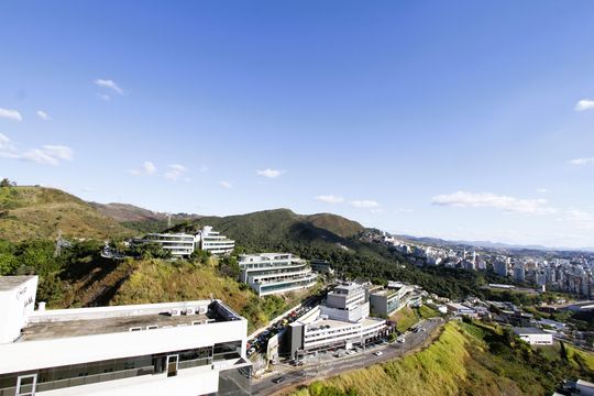 Vista de kitnet/studio à venda com 1 quarto, 45m² em Estoril, Belo Horizonte