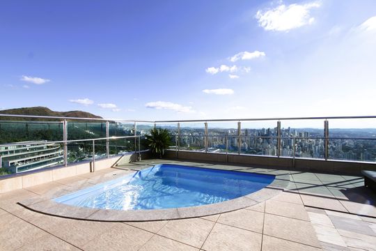 Área comum - Piscina de kitnet/studio à venda com 1 quarto, 45m² em Estoril, Belo Horizonte