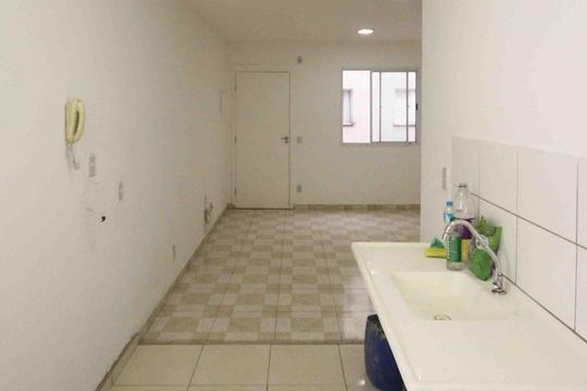 Cozinha de apartamento para alugar com 2 quartos, 49m² em Jardim Iguatemi, São Paulo