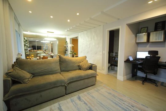 Sala de apartamento à venda com 3 quartos, 123m² em Centro, São Bernardo do Campo