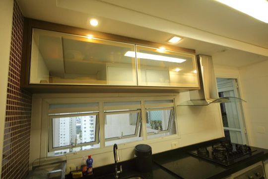 Cozinha  de apartamento à venda com 3 quartos, 123m² em Centro, São Bernardo do Campo