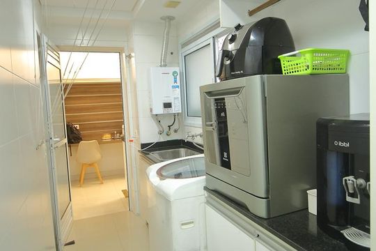 Área de Serviço de apartamento à venda com 3 quartos, 123m² em Centro, São Bernardo do Campo