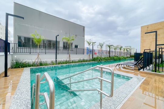 Área comum - Piscina de apartamento para alugar com 1 quarto, 24m² em Vila Yara, Osasco