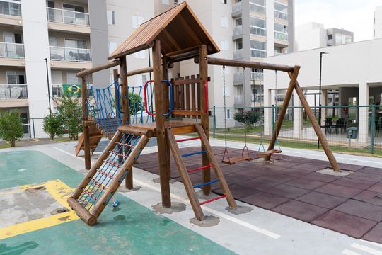 Área comum - Playground de apartamento para alugar com 2 quartos, 60m² em Balneário Tropical, Paulínia