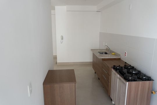 Cozinha de apartamento para alugar com 2 quartos, 60m² em Balneário Tropical, Paulínia