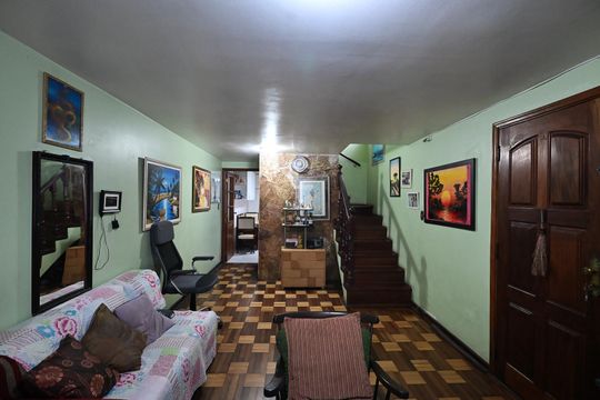 Sala de casa à venda com 3 quartos, 90m² em Jardim Campo Limpo, São Paulo