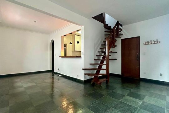 Sala  de apartamento à venda com 3 quartos, 200m² em Santa Lúcia, Belo Horizonte