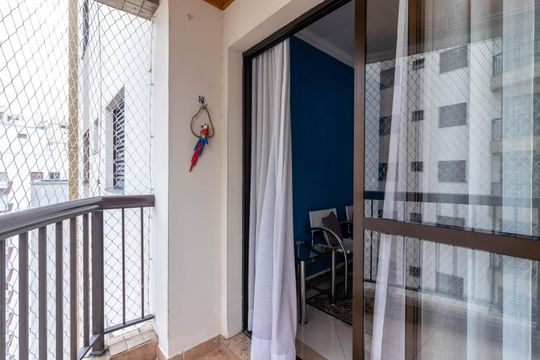 Varanda da Sala de apartamento para alugar com 4 quartos, 80m² em Santana, São Paulo