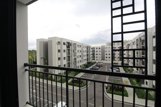 Sala - Varanda de apartamento para alugar com 2 quartos, 45m² em Barra Olímpica, Rio de Janeiro