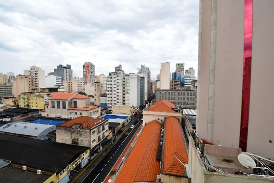 Quarto - Vista de apartamento para alugar com 1 quarto, 57m² em Vila Itapura, Campinas