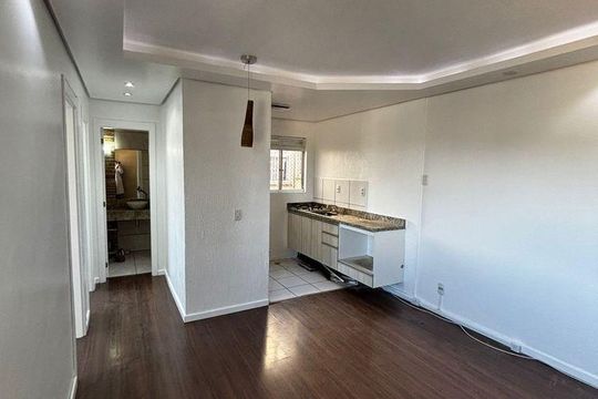 Cozinha de apartamento para alugar com 2 quartos, 49m² em Restinga, Porto Alegre