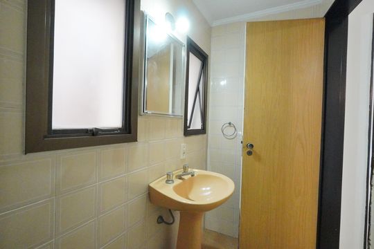 Banheiro de apartamento para alugar com 1 quarto, 42m² em Paraíso, São Paulo