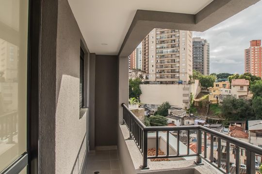 Varanda de apartamento à venda com 1 quarto, 30m² em Chácara Inglesa, São Paulo