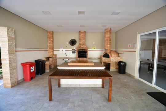 Área comum - Churrasqueira de casa de condomínio à venda com 3 quartos, 388m² em Jardim do Sol, Campinas