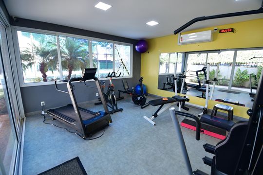 Área comum - Academia de casa de condomínio à venda com 3 quartos, 388m² em Jardim do Sol, Campinas