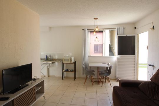 Sala de apartamento para alugar com 2 quartos, 45m² em Jardim Esperança, Cabo Frio