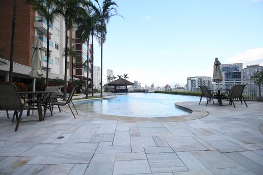 Área comum - Piscina de apartamento à venda com 3 quartos, 263m² em Vila Andrade, São Paulo