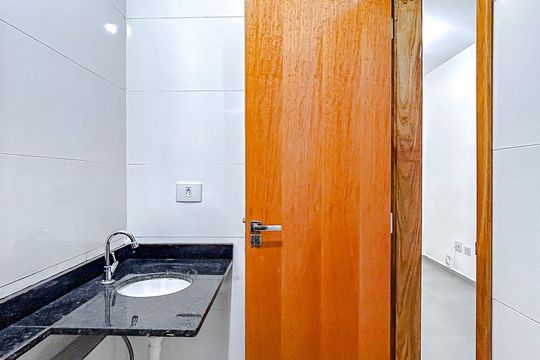 Banheiro de kitnet/studio à venda com 1 quarto, 18m² em Vila Formosa, São Paulo