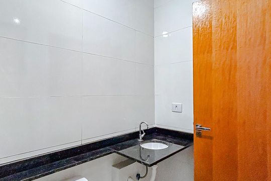 Banheiro de kitnet/studio à venda com 1 quarto, 18m² em Vila Formosa, São Paulo