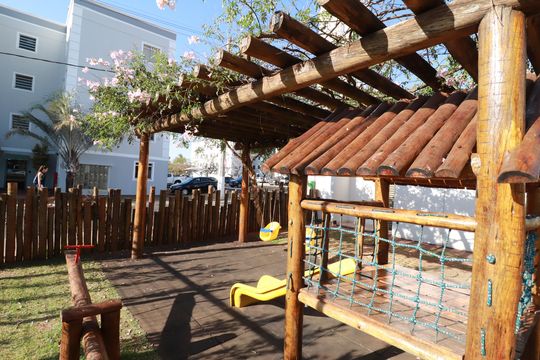 Área comum - Playground de apartamento para alugar com 2 quartos, 47m² em Gávea, Uberlândia