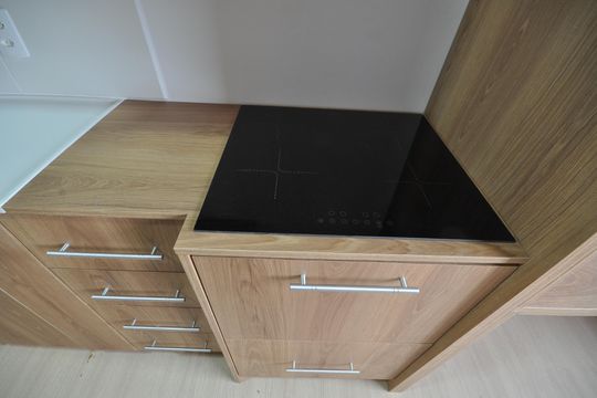 Cozinha de apartamento à venda com 1 quarto, 17m² em Vila Nilo, São Paulo