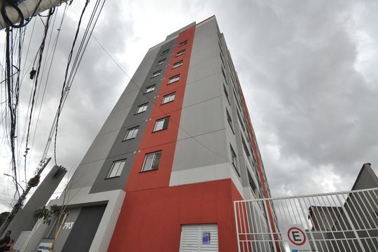 Fachada de apartamento à venda com 1 quarto, 17m² em Vila Nilo, São Paulo