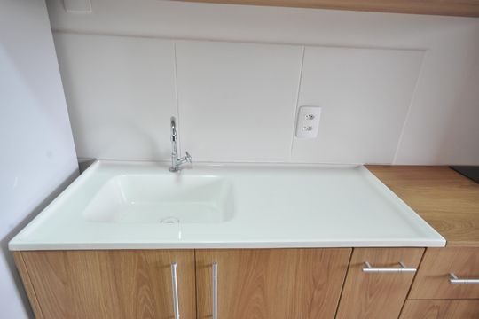 Cozinha de apartamento à venda com 1 quarto, 17m² em Vila Nilo, São Paulo