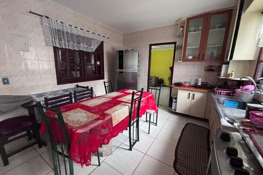 Cozinha de casa de condomínio à venda com 3 quartos, 290m² em Vargem Pequena, Rio de Janeiro