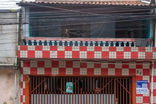 Fachada de casa à venda com 2 quartos, 30m² em Canhema, São Bernardo do Campo