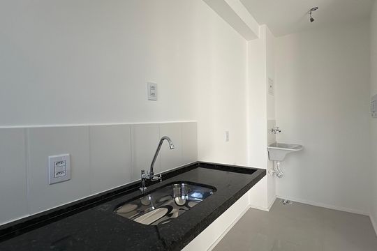 Cozinha de apartamento para alugar com 2 quartos, 62m² em Parque Amazonia, Goiânia