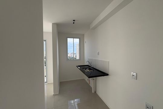 Cozinha de apartamento para alugar com 2 quartos, 62m² em Parque Amazonia, Goiânia