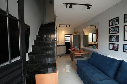 Casa de Condomínio à venda com 2 quartos, 48m² em Vila Valparaíso, Santo André