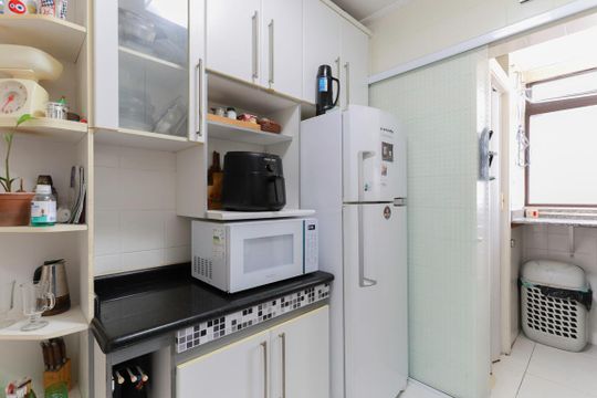 Cozinha de apartamento à venda com 2 quartos, 59m² em Mandaqui, São Paulo