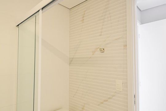 Banheiro de apartamento para alugar com 1 quarto, 43m² em Centro, São Bernardo do Campo