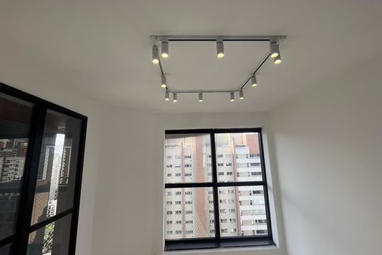 Vista da Suíte de apartamento para alugar com 1 quarto, 60m² em Parque Bairro Morumbi, São Paulo