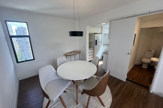 Cozinha de apartamento para alugar com 1 quarto, 60m² em Parque Bairro Morumbi, São Paulo