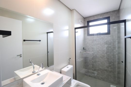 Banheiro Social de apartamento para alugar com 3 quartos, 101m² em Copacabana, Uberlândia