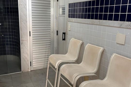 Área comum de kitnet/studio para alugar com 1 quarto, 28m² em Serra, Belo Horizonte