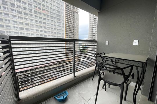 Varanda de kitnet/studio para alugar com 1 quarto, 25m² em Butantã, São Paulo